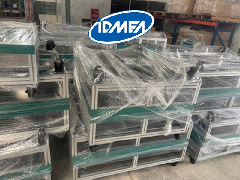 Xe luân chuyển do IDMEA gia công chuẩn bị bàn giao