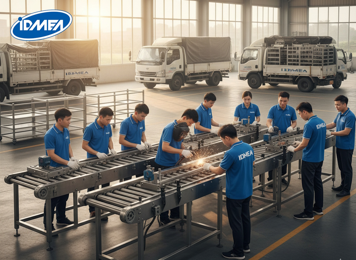 Địa chỉ gia công băng tải inox uy tín và chất lượng tại Hà Nội