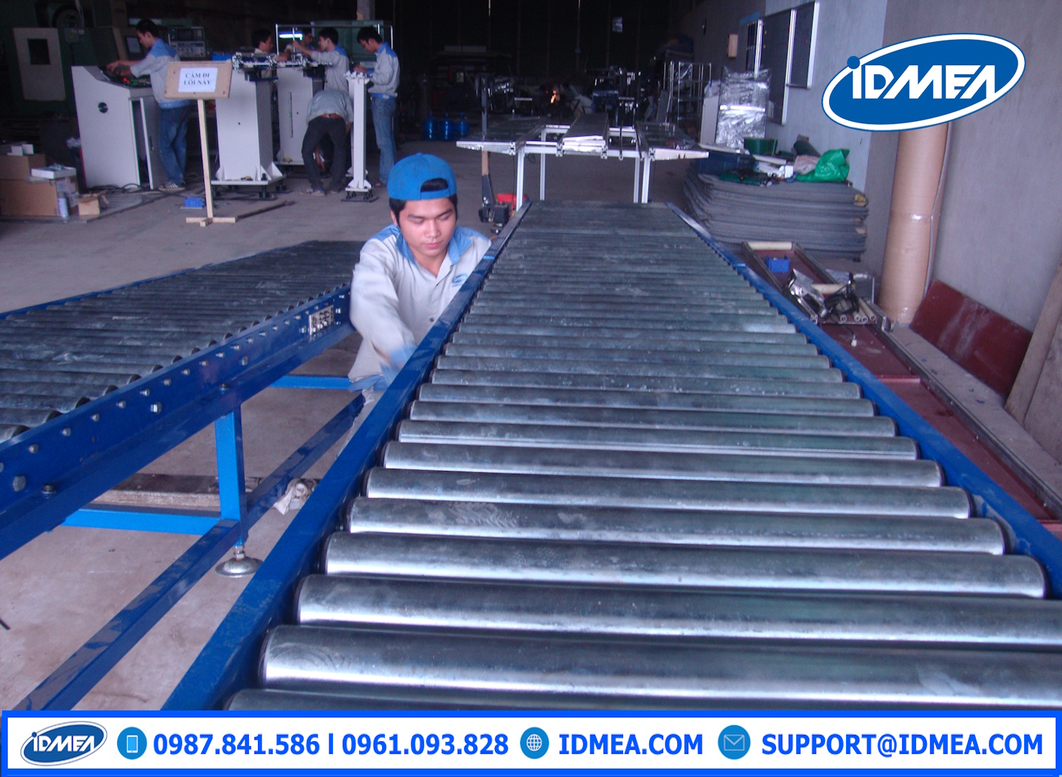 Hệ thống băng chuyền con lăn