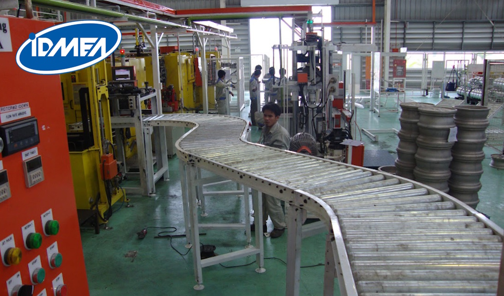 IDMEA nhận gia công và thi công các loại con lăn công nghiệp