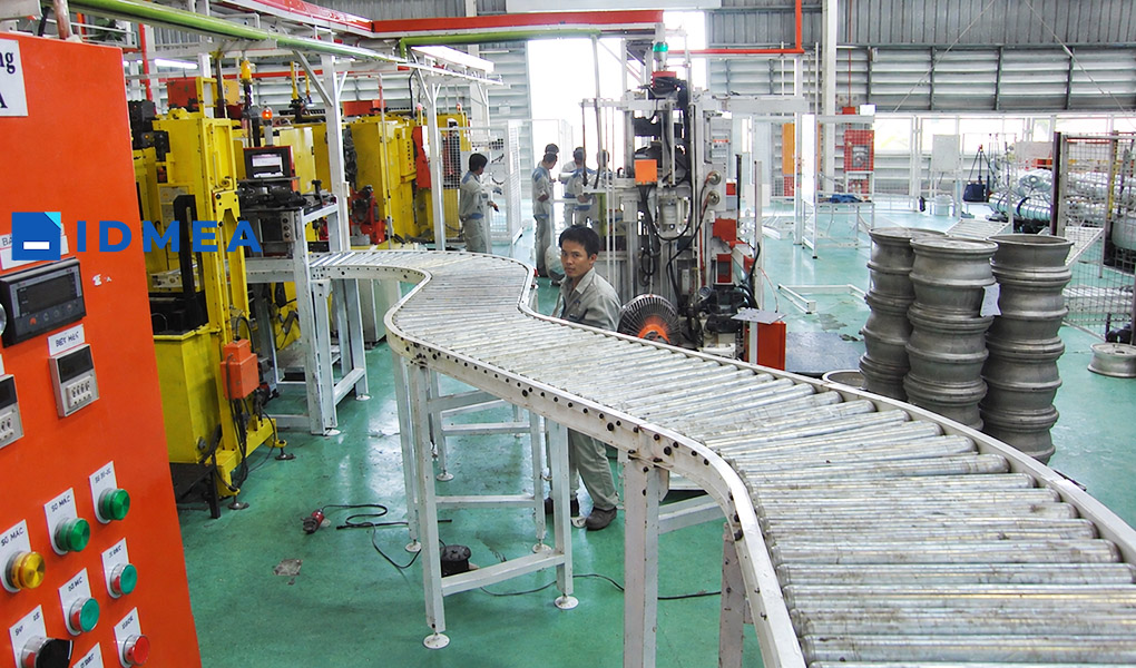 IDMEA nhận gia công và thi công các loại con lăn công nghiệp