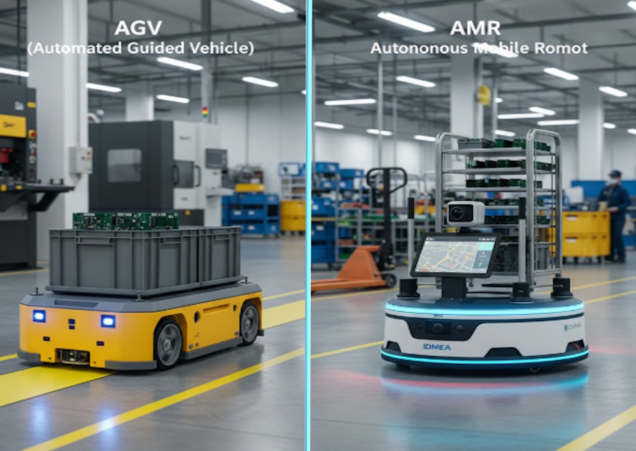 hai loại robot vận chuyển phổ biến nhất