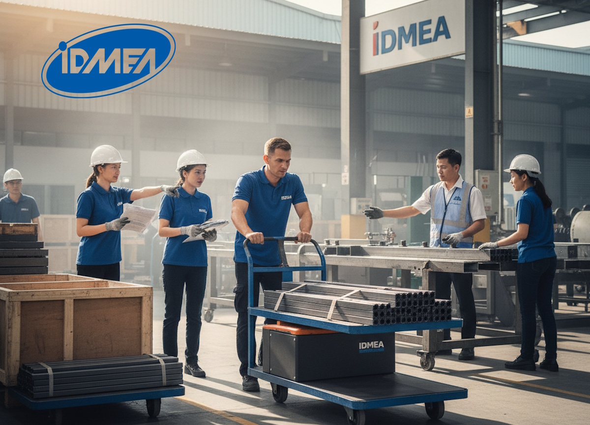 Xe đẩy hàng nặng không thể thiếu trong các nhà xưởng công nghiệp